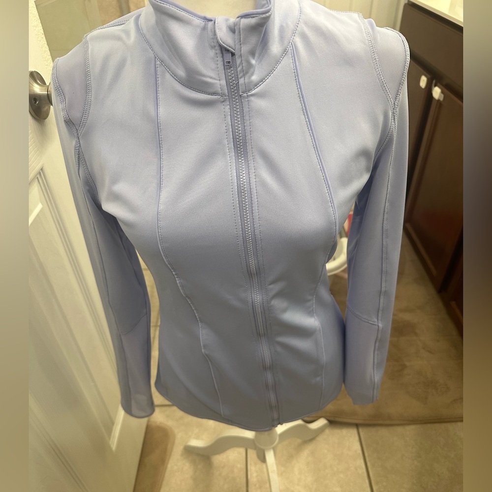 Women's Light Purple Jacket and tumbler